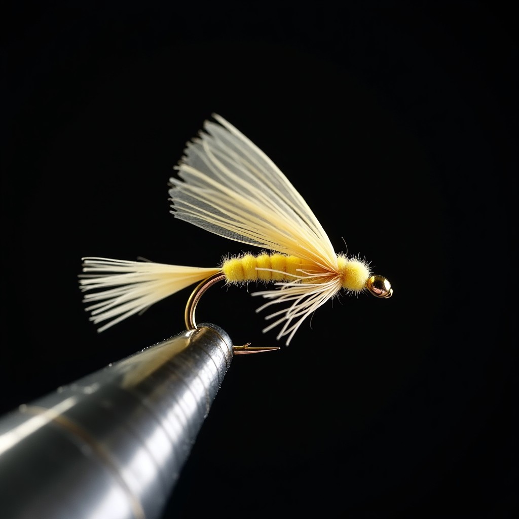 Light Cahill fly pattern
