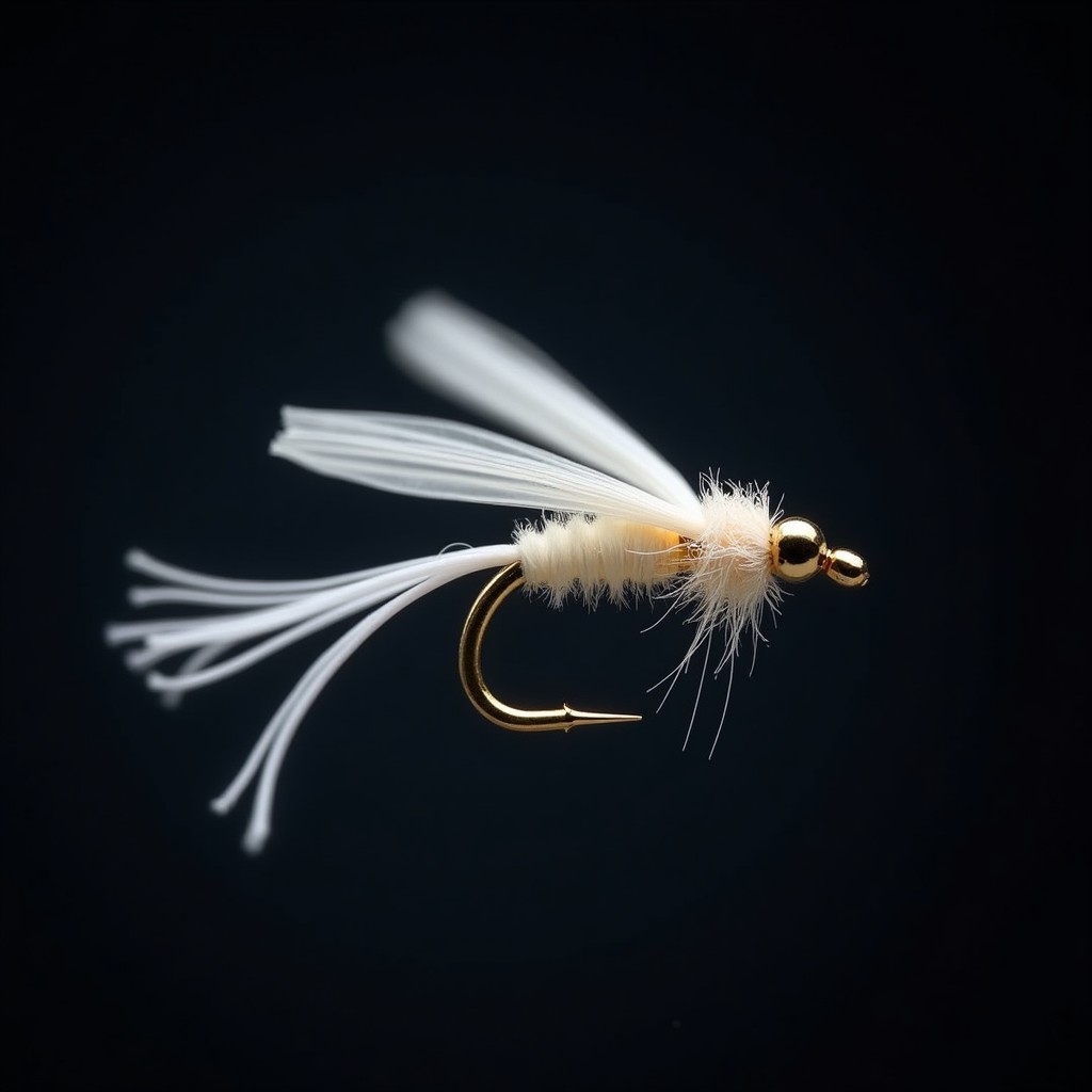White Fly Spinner fly pattern
