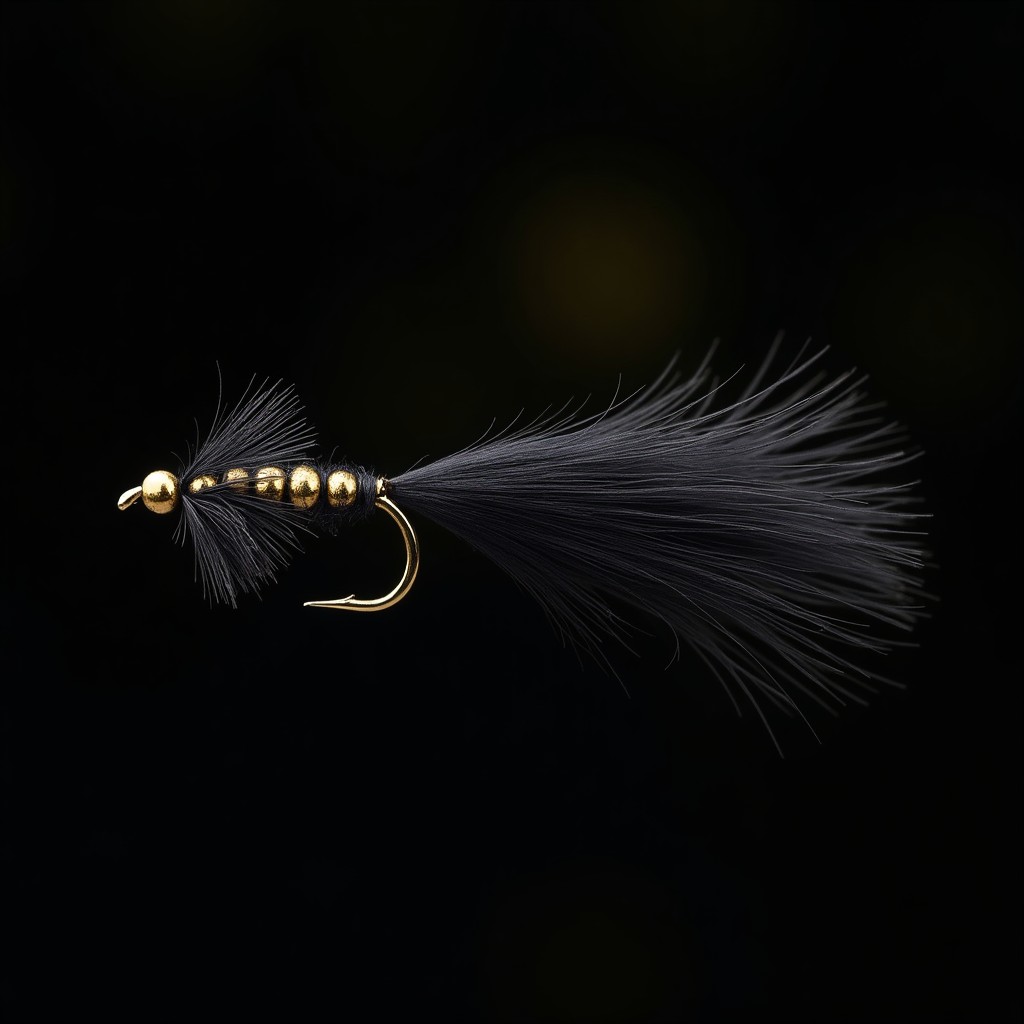 Woolly Bugger (Black or Olive) fly pattern